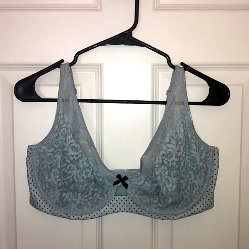 Light Blue Body By Victoria Unlined Demi Bra